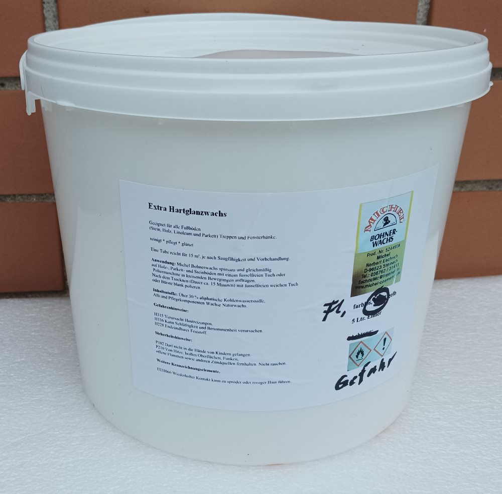 Bohnerwachs im 5 Ltr. Eimer