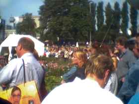 Super Wetter, viele Zuschauer