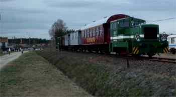 Museumseisenbahn auf den Weg nach Finsterwalde